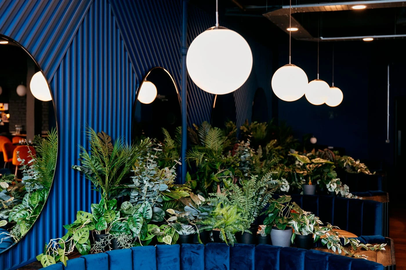 Table booth at Studio Five restaurant
